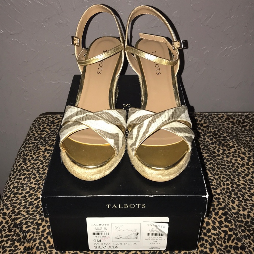 Talbots wedge sandals